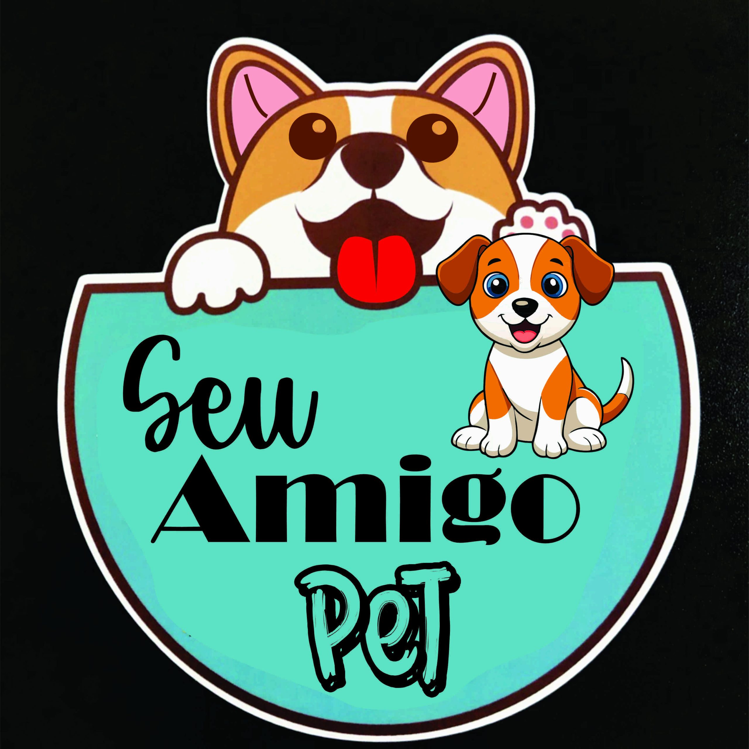 023 Adesivo em vinil para indicar a casa do seu pet - Imagem 1