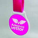 Adesivo vinil para medalhas