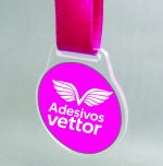 Adesivo vinil para medalhas