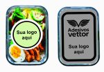 Adesivo para Marmitex plásticas ou alumínio