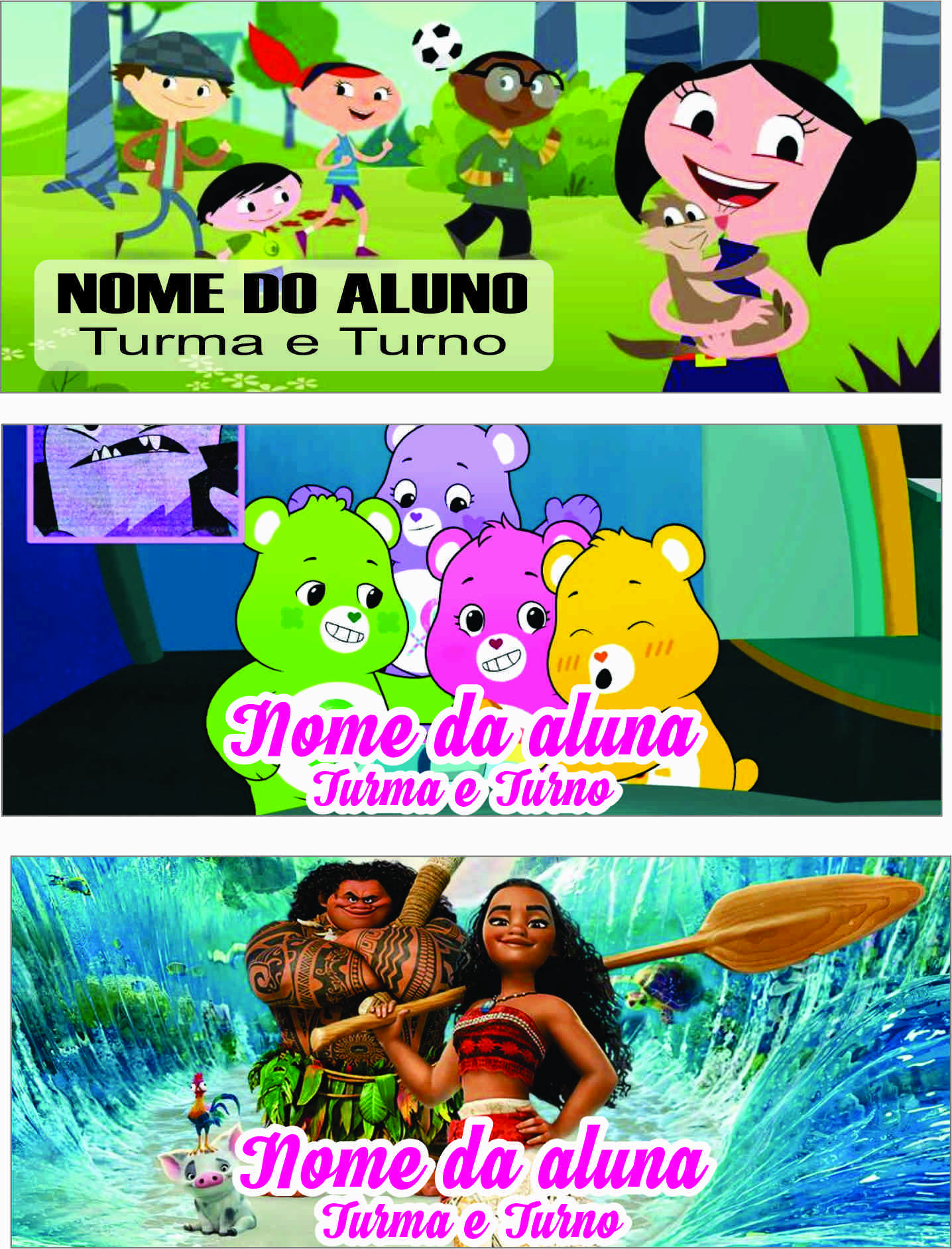ETIQUETA ESCOLARES CAPA Etiqueta adesiva Escolar 12X5CM - Imagem 1